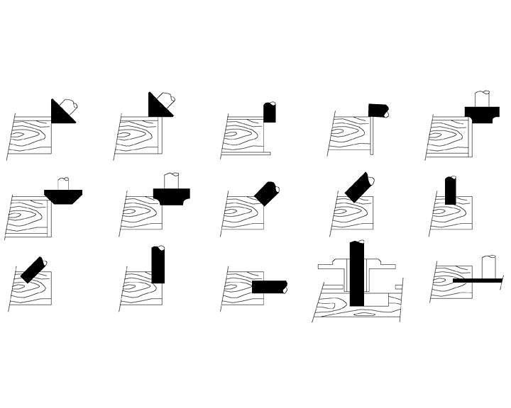 FR292R Professional Tilting Edge Trimmer Router for Panel Work