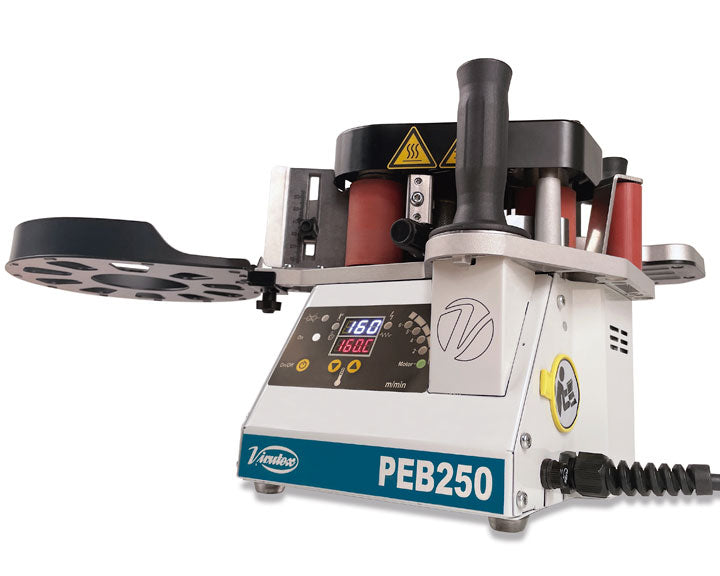 Virutex PEB250 Portable Hot Glue Edge Bander with Electronic Speed Control