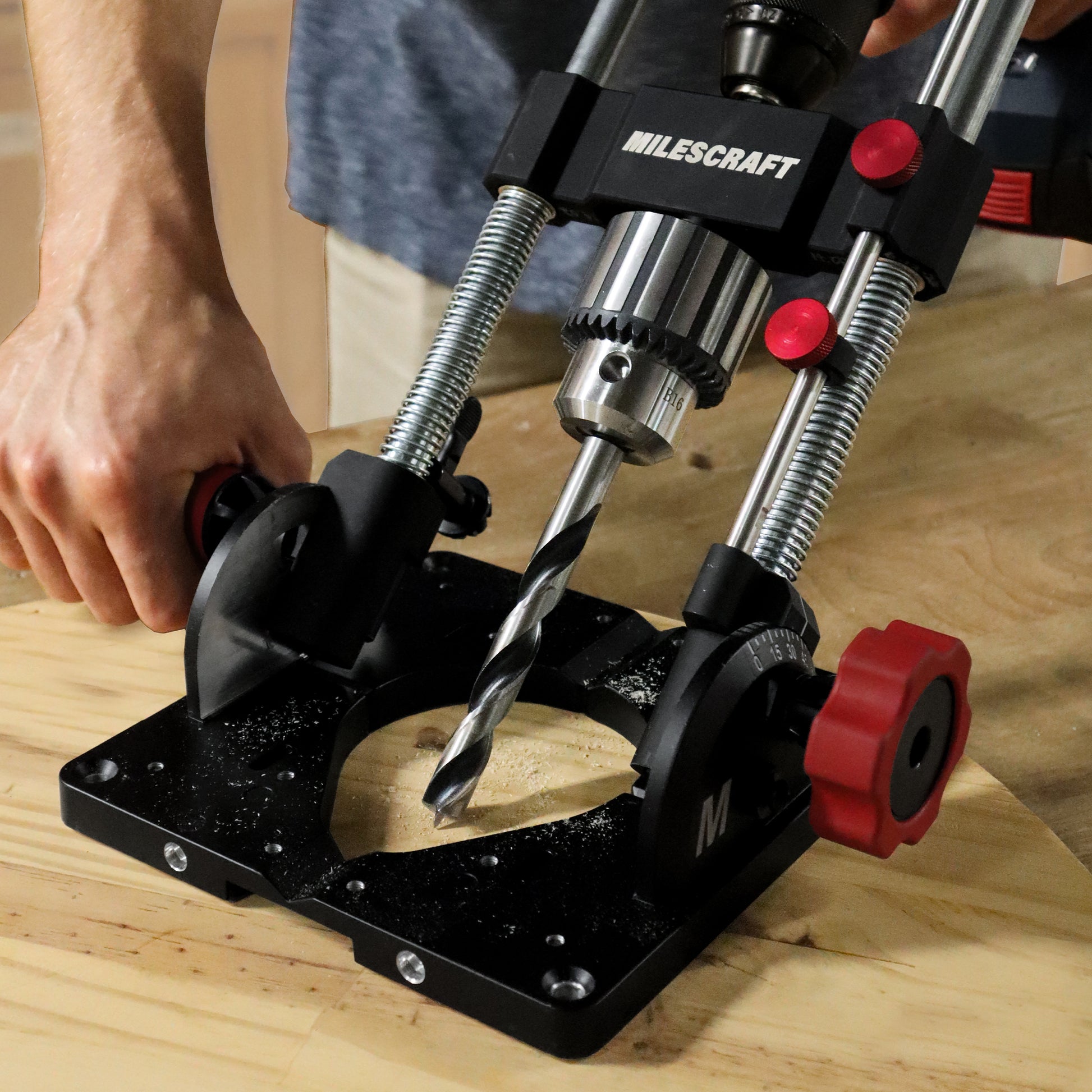 Heavy-Duty Portable DrillMatePRO™ Precision Angle Drill Press