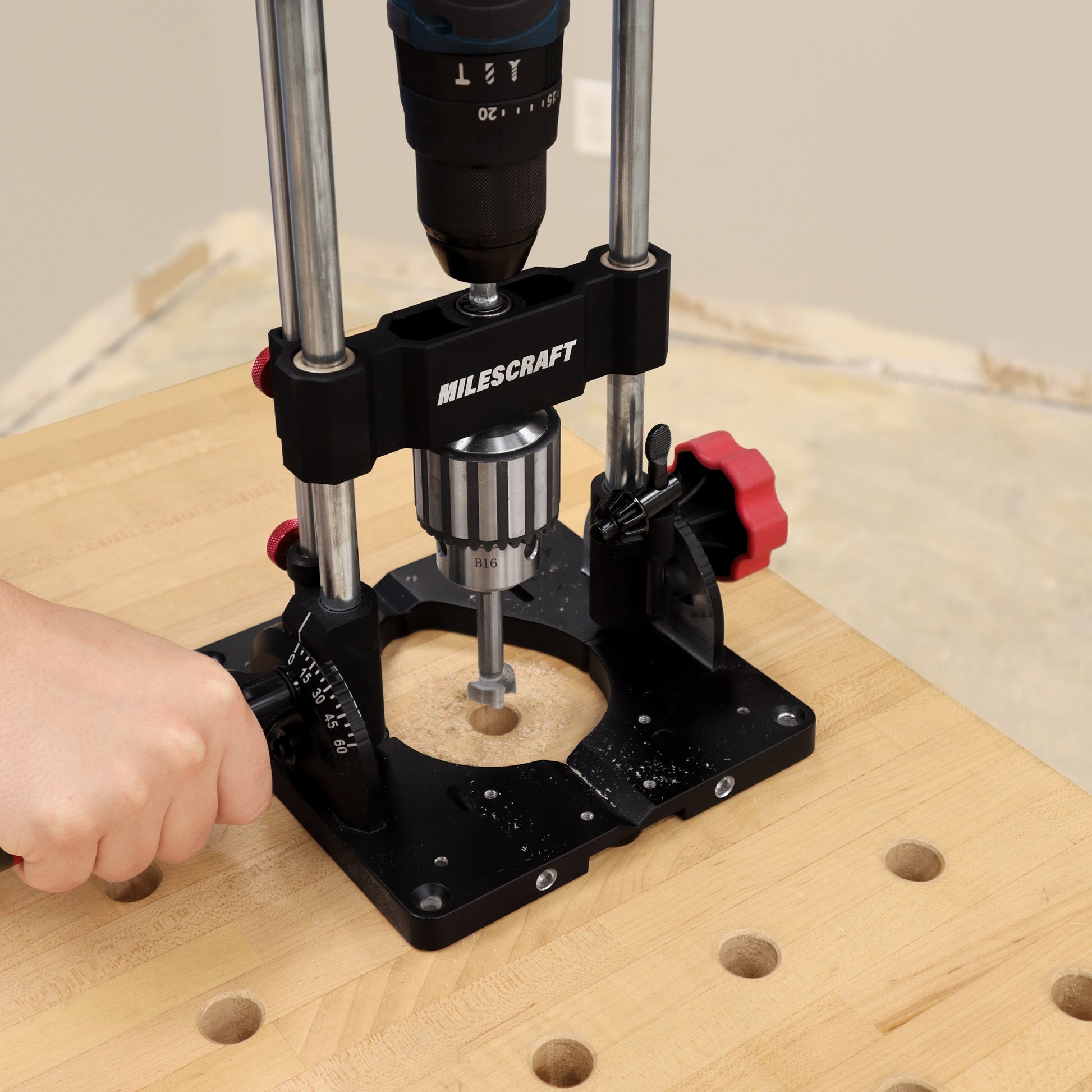 Heavy-Duty Portable DrillMatePRO™ Precision Angle Drill Press