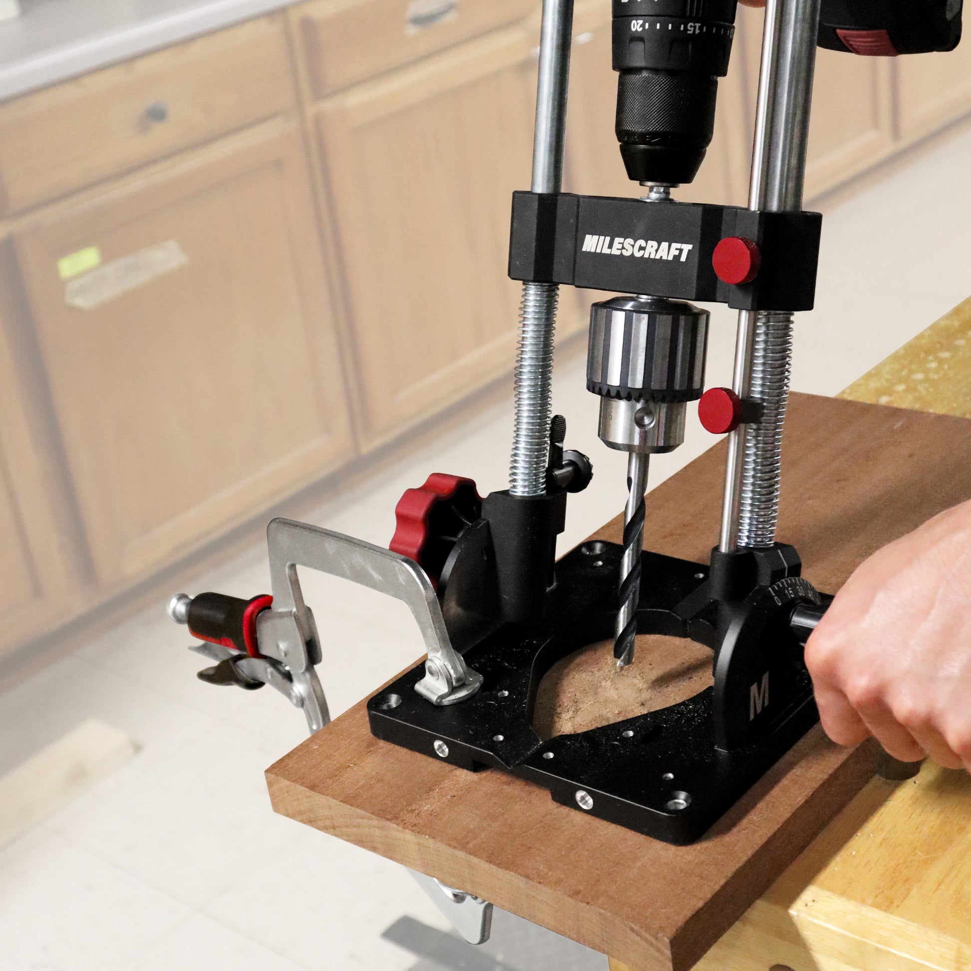 Heavy-Duty Portable DrillMatePRO™ Precision Angle Drill Press