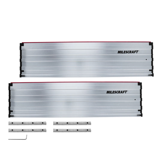 Milescraft GuideRails™ 2x 27.5-inch Rail Extensions for TrackSawGuide