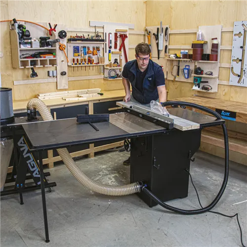 Professional IGM Laguna Fusion 2 Table Saw: Precision Woodworking, Digital Angle Display