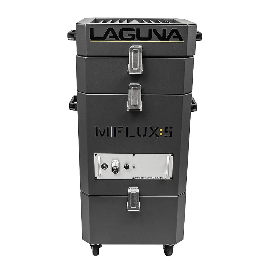 IGM LAGUNA MFlux 5 Mobile Air Filter: HEPA Filtration, Quiet Operation, Remote Control