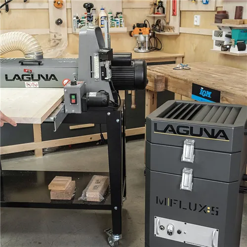 IGM LAGUNA MFlux 5 Mobile Air Filter: HEPA Filtration, Quiet Operation, Remote Control