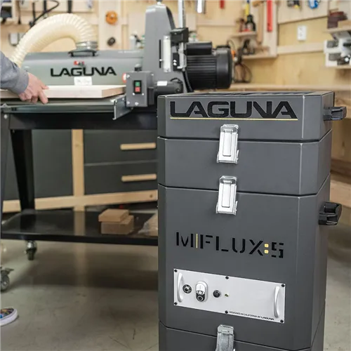 IGM LAGUNA MFlux 5 Mobile Air Filter: HEPA Filtration, Quiet Operation, Remote Control