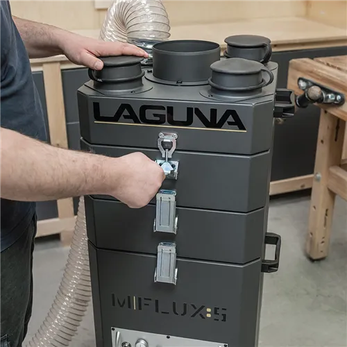 IGM LAGUNA MFlux 5 Mobile Air Filter: HEPA Filtration, Quiet Operation, Remote Control