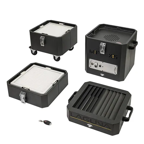 IGM LAGUNA MFlux 5 Mobile Air Filter: HEPA Filtration, Quiet Operation, Remote Control