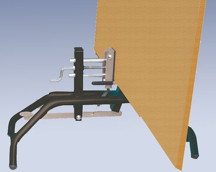 Heavy-Duty Panel Door Clamping Support Stand with Pedal Release