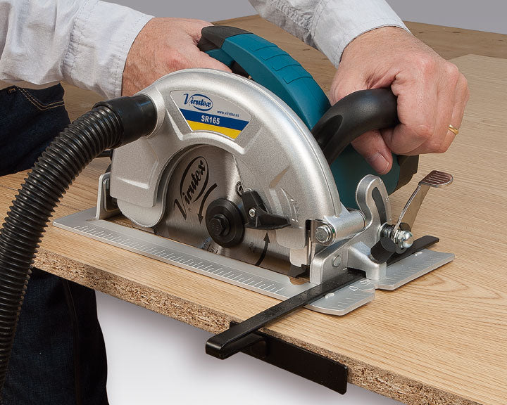 Virutex SR165 High-Performance Circular Saw - 1200W, Precise Wood Cutting Tool