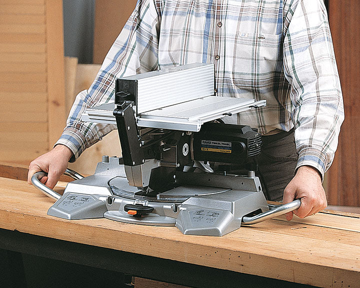 Virutex TM43L Portable Folding Miter Saw with Upper Table for Precision