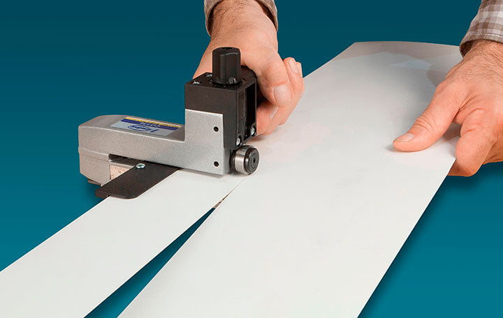 Precise Laminate Strip Cutter with Micrometric Adjustment, Clean Splinter-Free Cuts