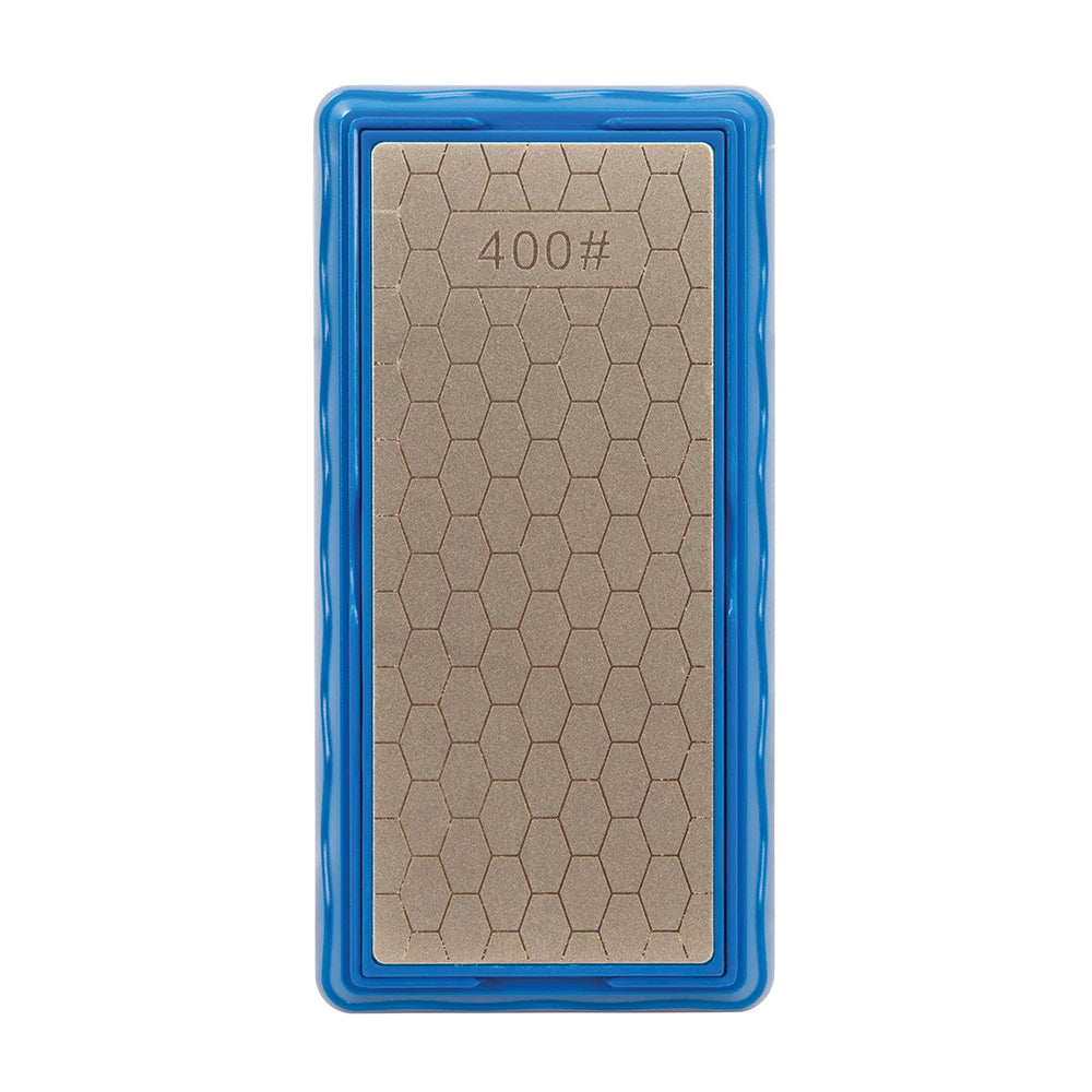 Silverline Double-Sided Diamond Bench Stone 400/1000 Grit for Sharpening Tools