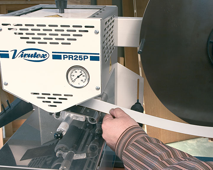 Virutex PR25VJ Manual Hot Melt Edge Pre-Gluer for Versatile Edgebanding