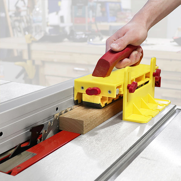 Adjustable Multi-Leg Push Block for Table Saw Safety