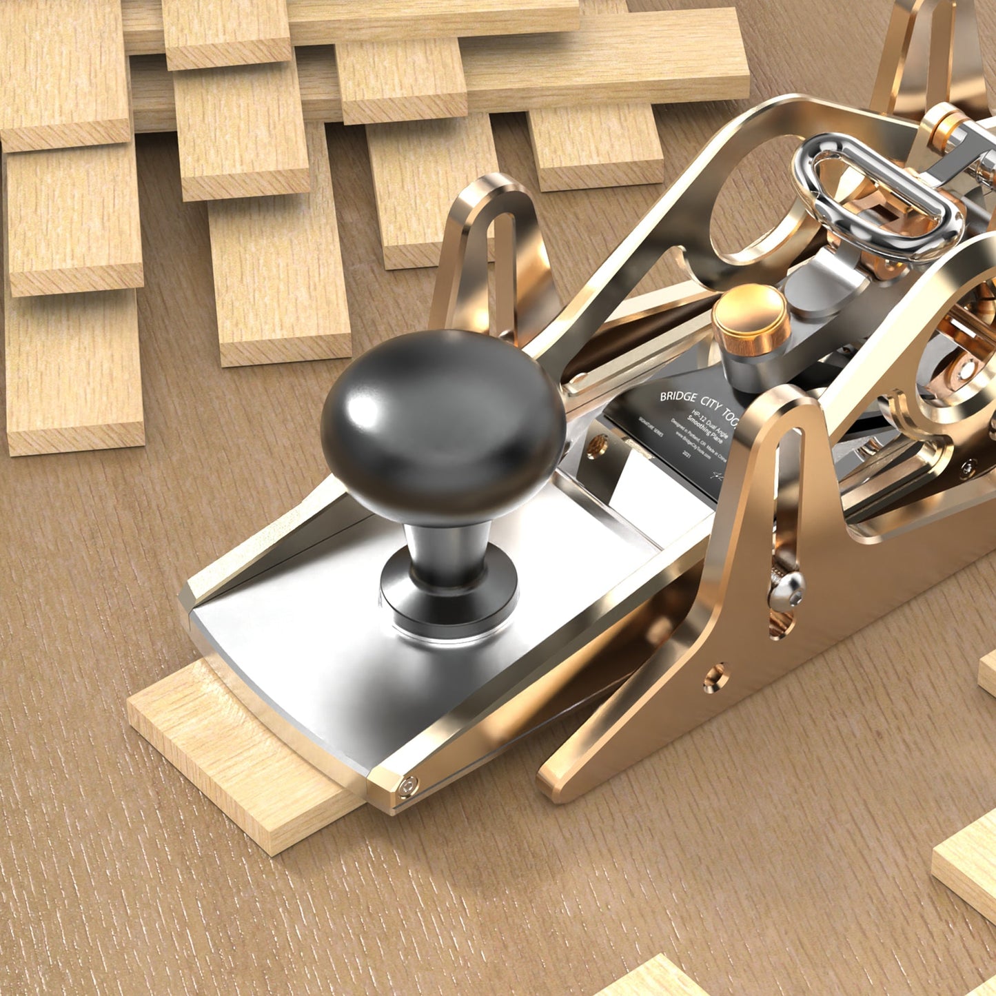 Bridge City HP-12 Dual-Angle Bench Plane – Premium Hand Tool