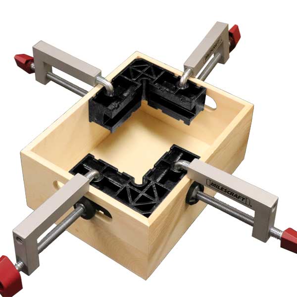 4‑Inch ClampSquares Set of 2 – Precise 90° Woodworking Corner Clamps