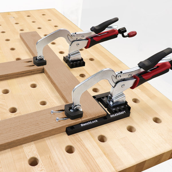 BenchLock™ Tool‑Free Rotating Bench Clamp Accessory for 3/4" Dog Holes