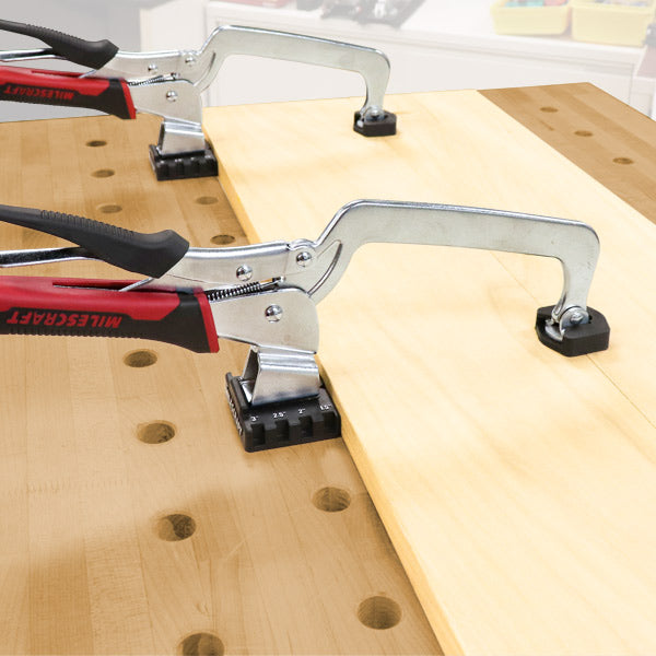 BenchLock™ Tool‑Free Rotating Bench Clamp Accessory for 3/4" Dog Holes