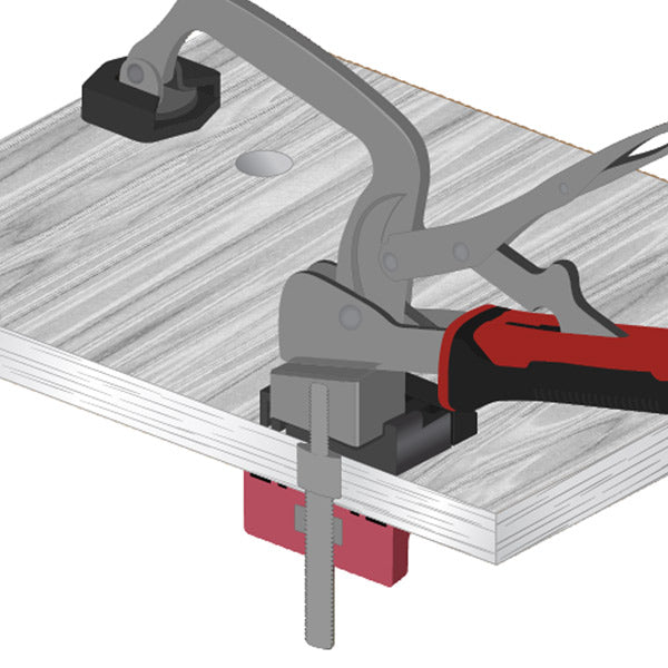 BenchLock™ Tool‑Free Rotating Bench Clamp Accessory for 3/4" Dog Holes