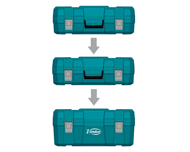Virutex Transport Plus Stackable Tool Cases: Rugged, Modular Storage for Professionals