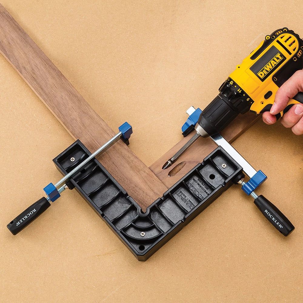 Rockler Clamp-It Assembly Square: Strong Plastic 90° Corner Woodworking Clamp