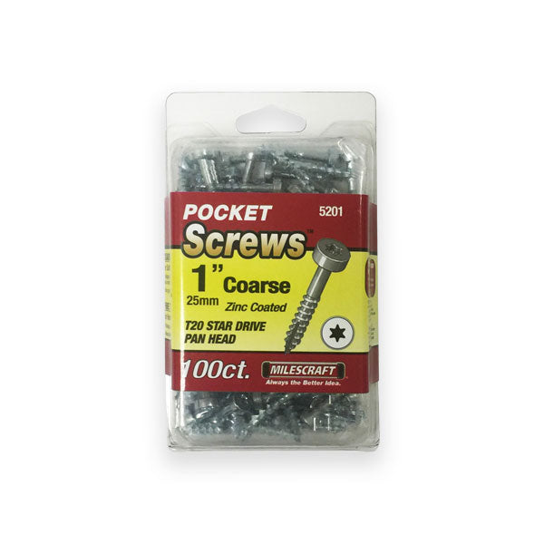 Inch PocketScrews Coarse