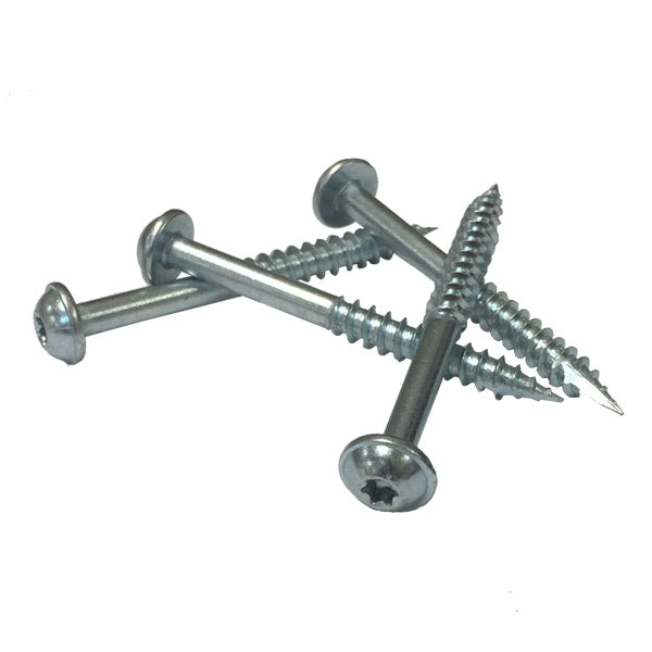 2.5" HD Pocket Screws – 35 pcs Heavy‑Duty T25 Torx