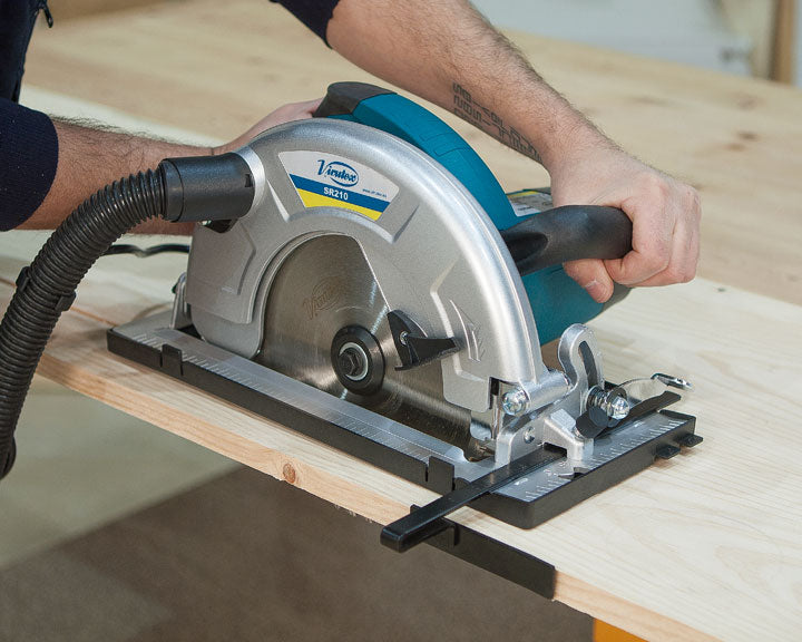 Virutex SR210 Powerful Circular Saw for Clean 75mm Depth Cuts