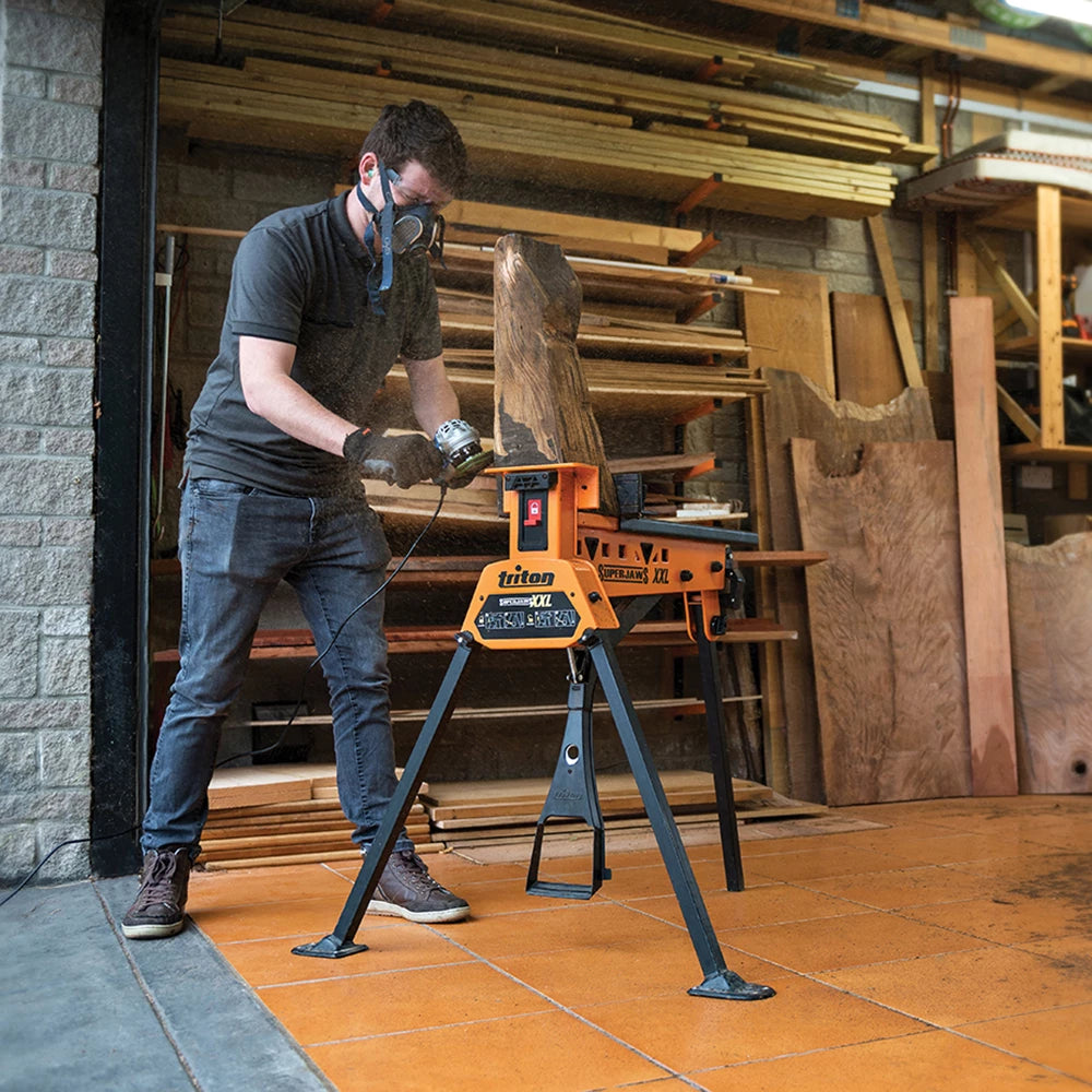 Triton SuperJaws XL Portable Clamping System - 1000kg Force, Feet Operated