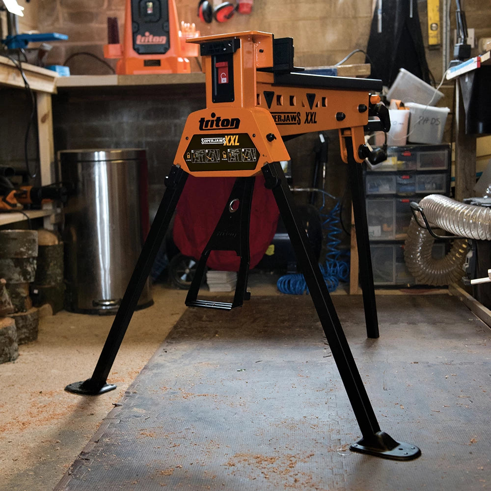 Triton SuperJaws XL Portable Clamping System - 1000kg Force, Feet Operated