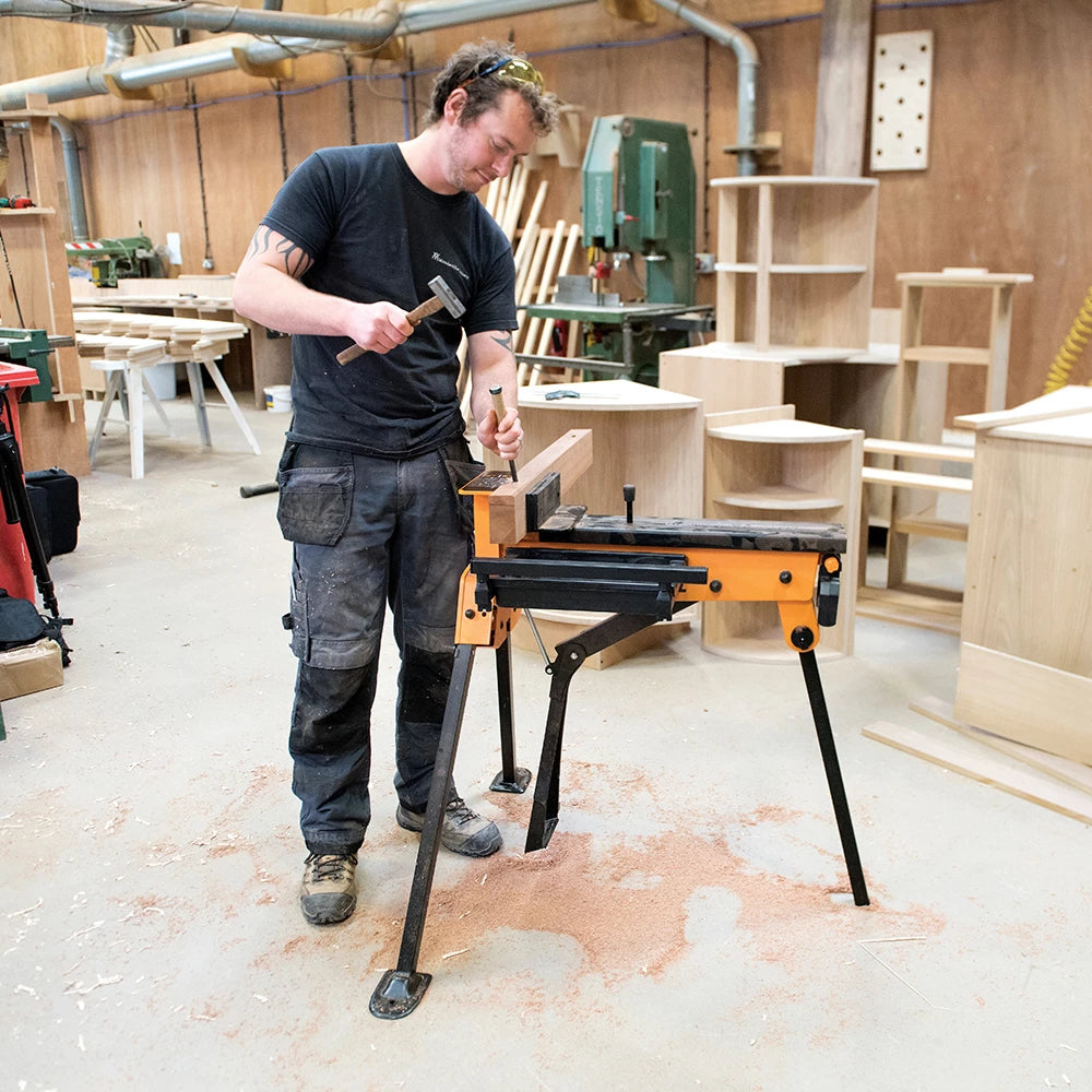 Triton SuperJaws XL Portable Clamping System - 1000kg Force, Feet Operated