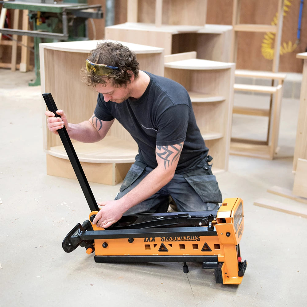 Triton SuperJaws XL Portable Clamping System - 1000kg Force, Feet Operated