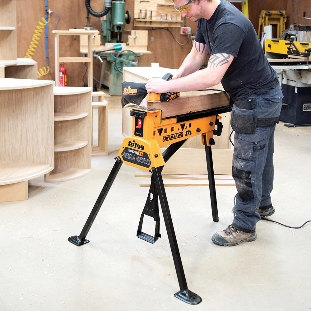 Triton SuperJaws XL Portable Clamping System - 1000kg Force, Feet Operated