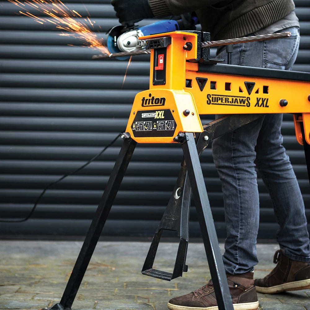 Triton SuperJaws XL Portable Clamping System - 1000kg Force, Feet Operated