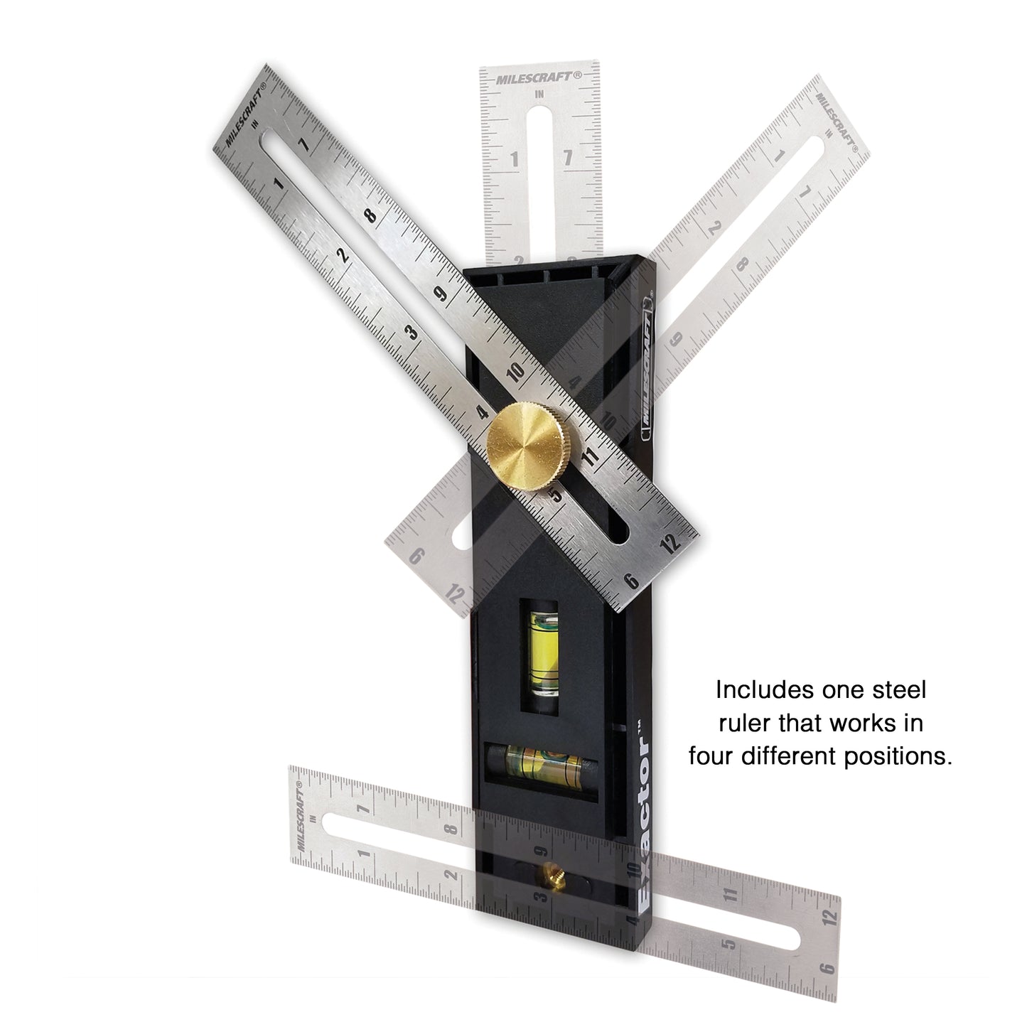 Milescraft Exactor 9‑In‑1 Multi‑Tool Measuring & Marking Tool