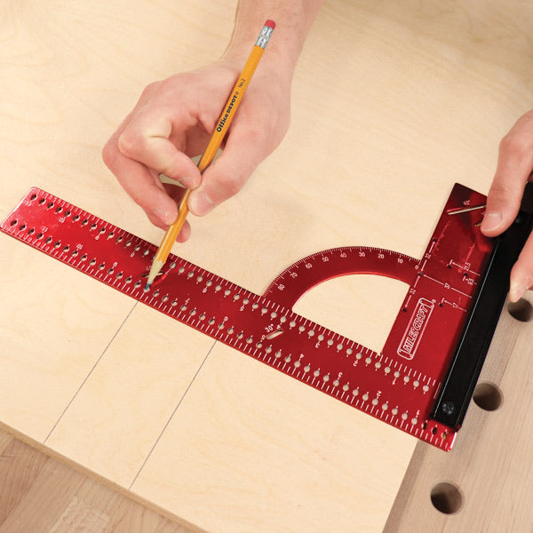 Milescraft MC-Square300 300mm Aluminum Square with Angle Finders