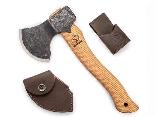 AX3 Woodcraft Bushcraft Splitting Hatchet – Compact High‑Carbon Steel Axe