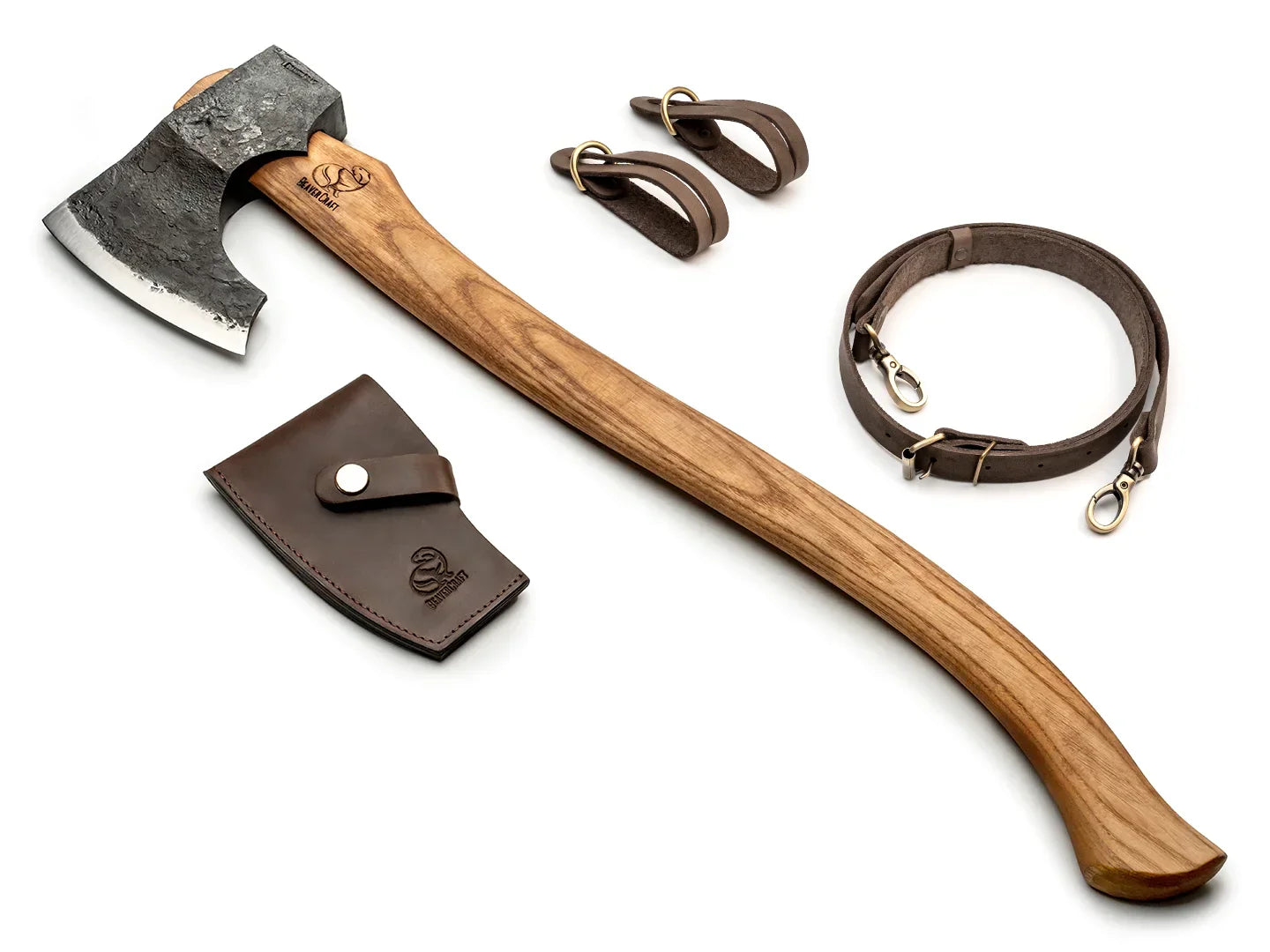 AX4 Universal Forest Felling Axe Premium Ashwood Handle