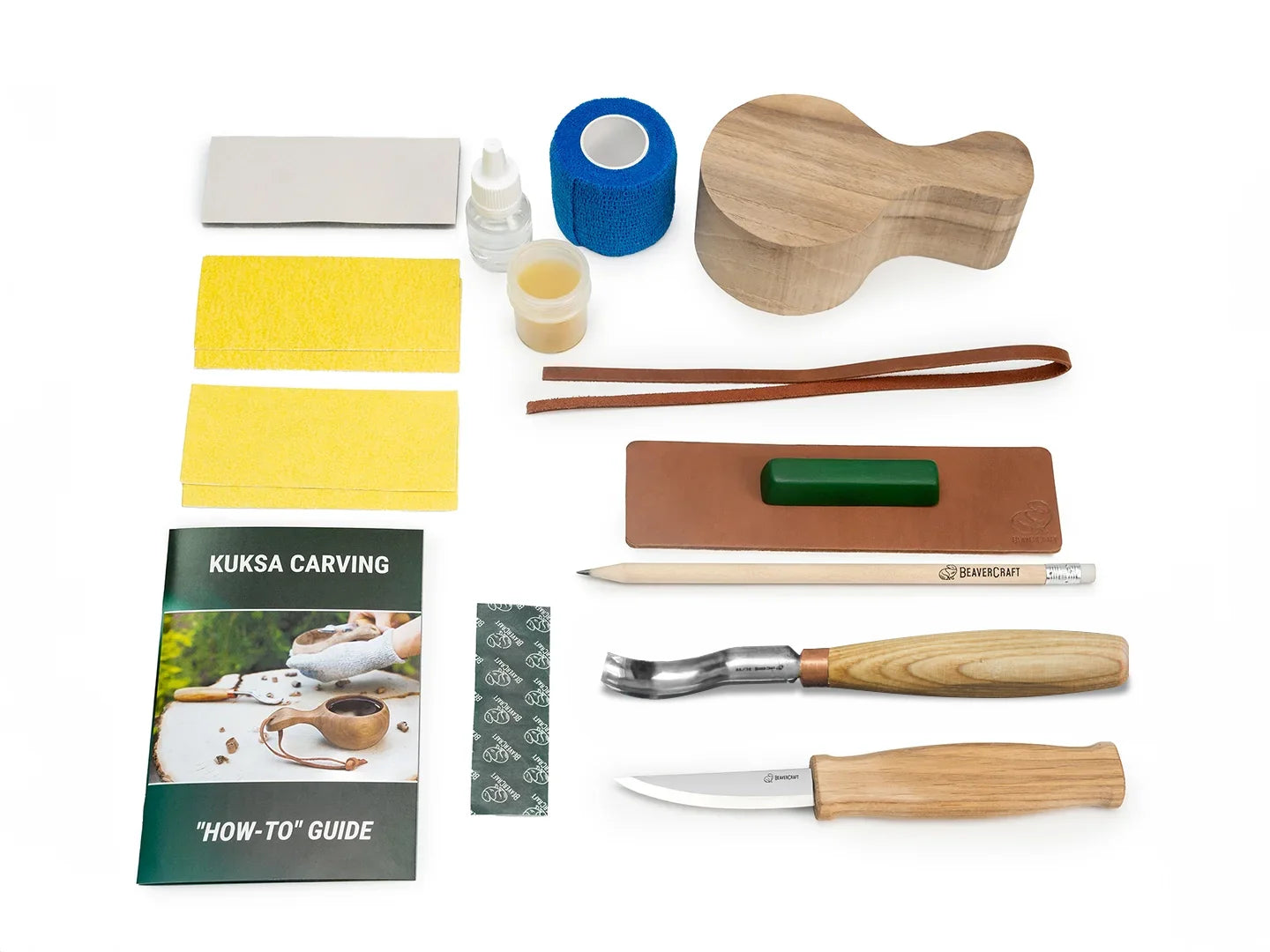 DIY07 Walnut Kuksa Carving Kit – Premium Woodworking Craft Set