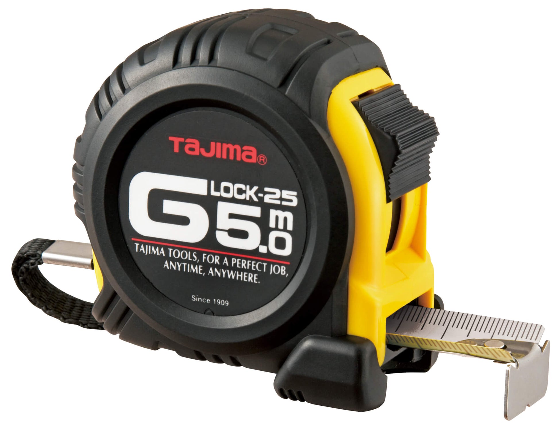Tajima G-Lock Shock Resistant Measuring Tape: Durable, Accurate, Professional Grade Tool