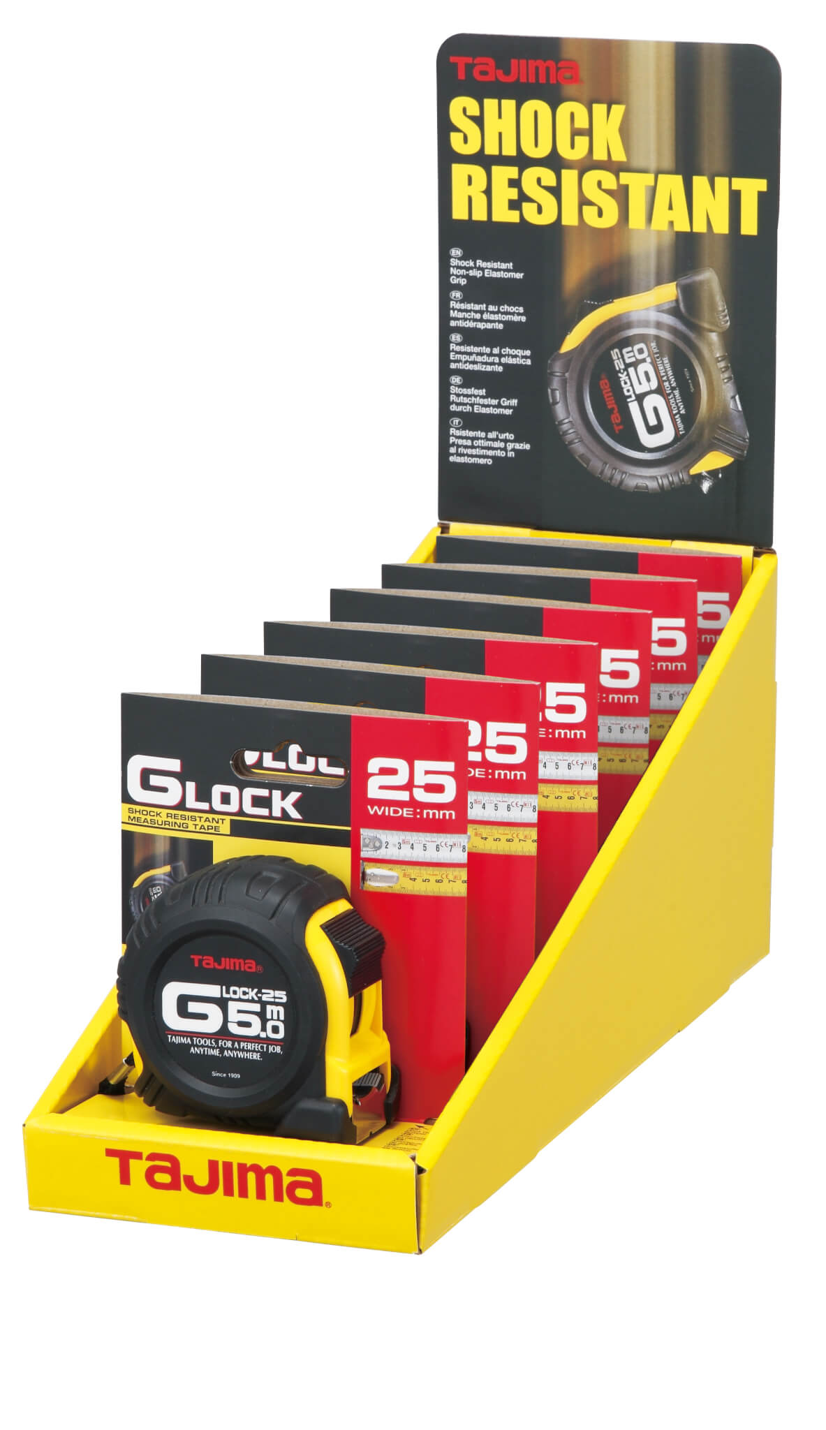Tajima G-Lock Shock Resistant Measuring Tape: Durable, Accurate, Professional Grade Tool