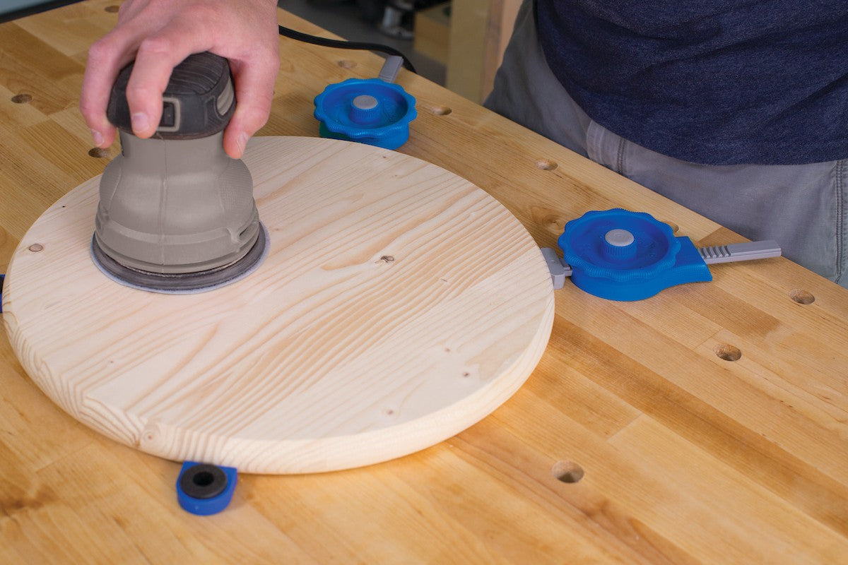 Kreg In-Line Bench Clamp for 19mm 20mm Workbench Holes, Secure Clamping