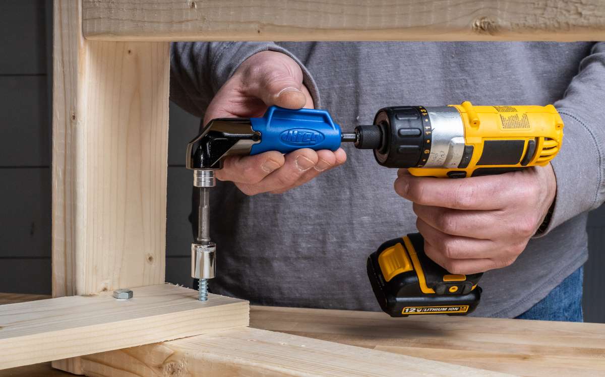 Kreg 90° Pocket-Hole Driver: Compact Right-Angle Drill Attachment for Tight Spaces
