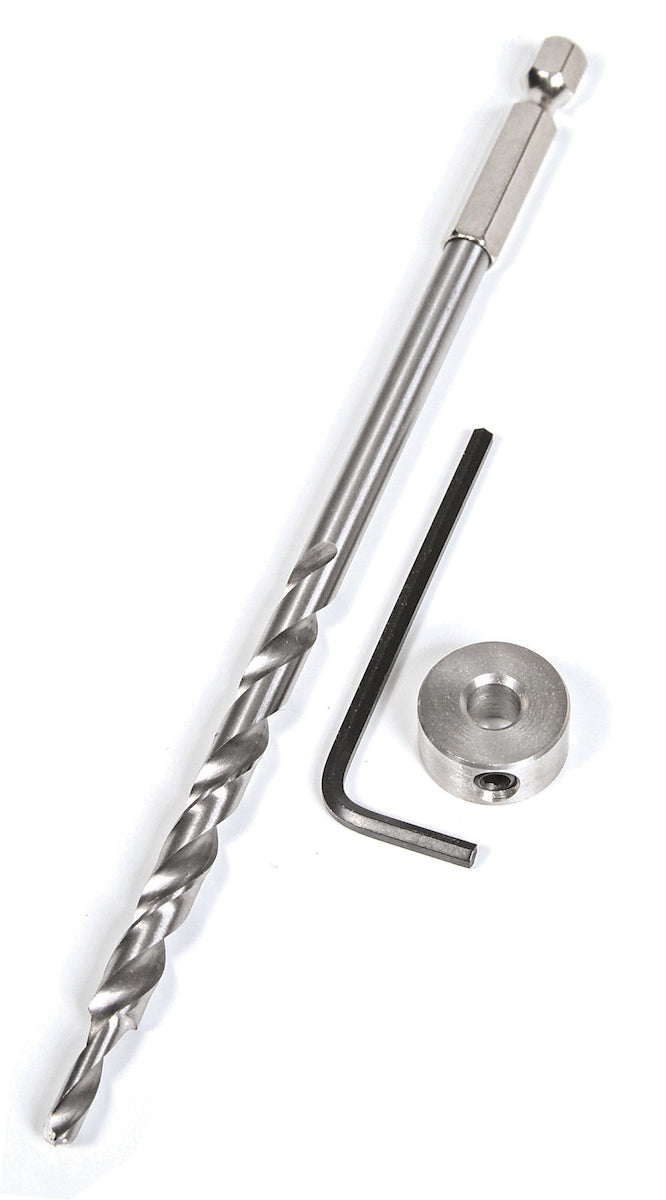 Kreg Deck Jig Drill Bit: Concealed Hole Woodworking Tool, Depth Stop, Hex Key