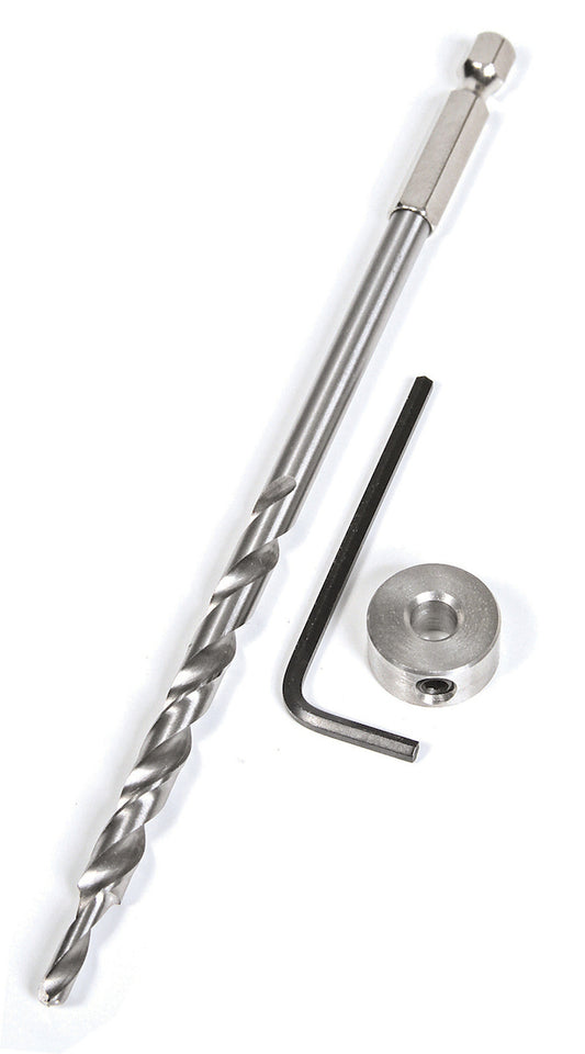 Kreg Deck Jig Drill Bit: Concealed Hole Woodworking Tool, Depth Stop, Hex Key