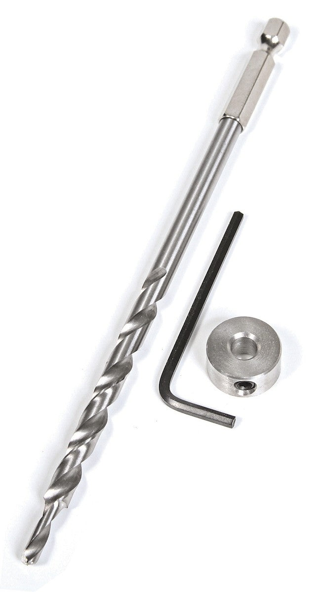Kreg Deck Jig Drill Bit: Concealed Hole Woodworking Tool, Depth Stop, Hex Key