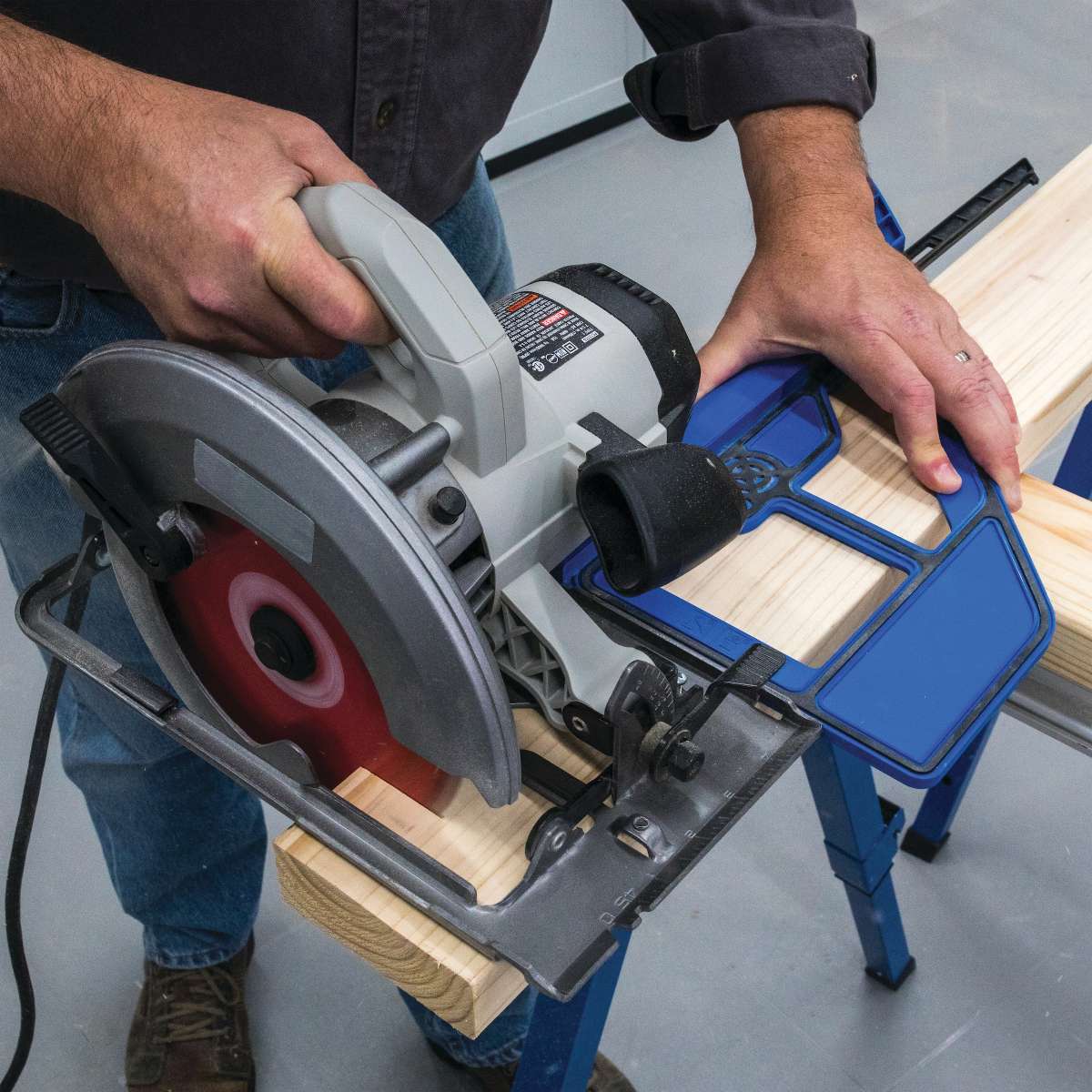 Kreg Portable Crosscut Circular Saw Guide for Precise Miter Cuts Woodworking