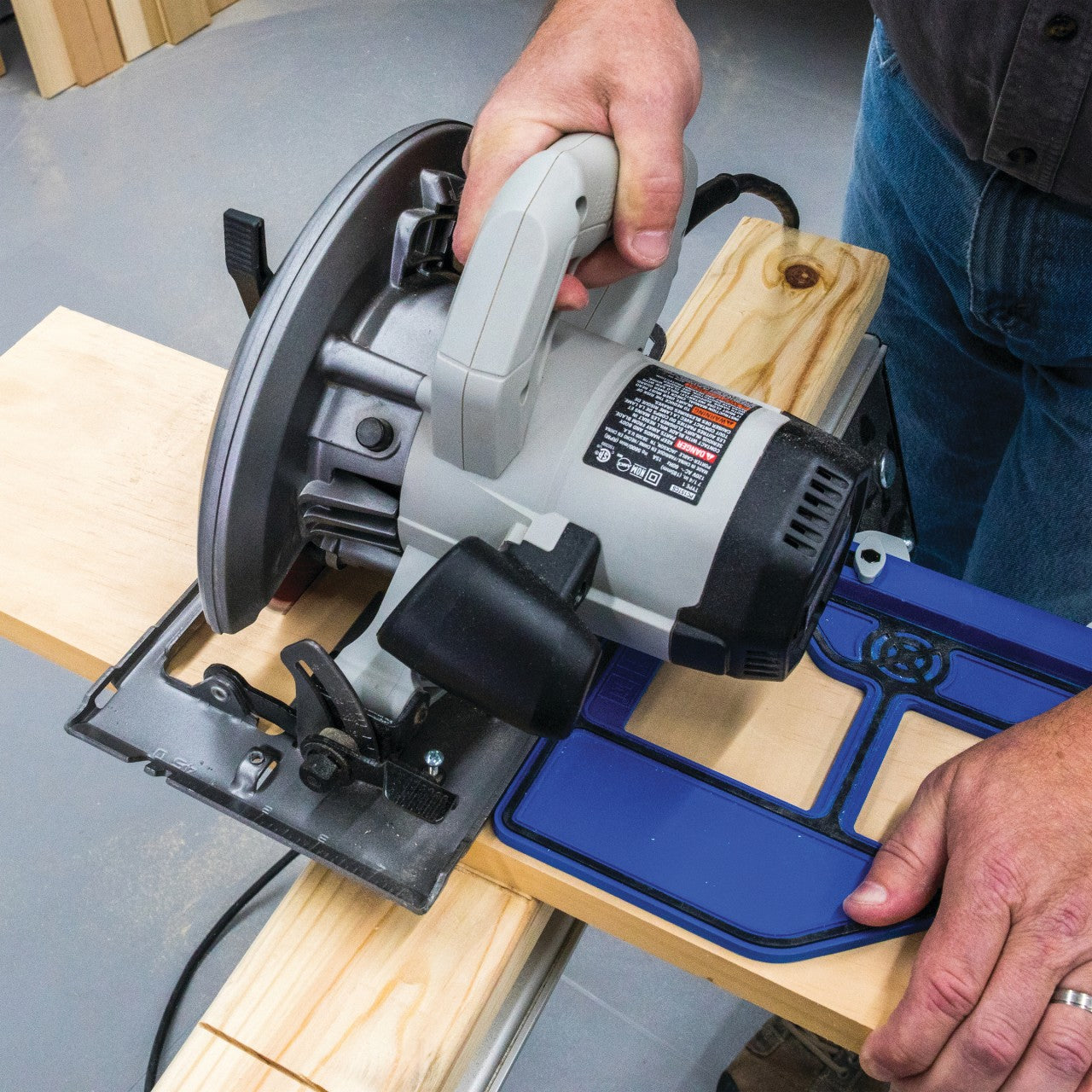 Kreg Portable Crosscut Circular Saw Guide for Precise Miter Cuts Woodworking