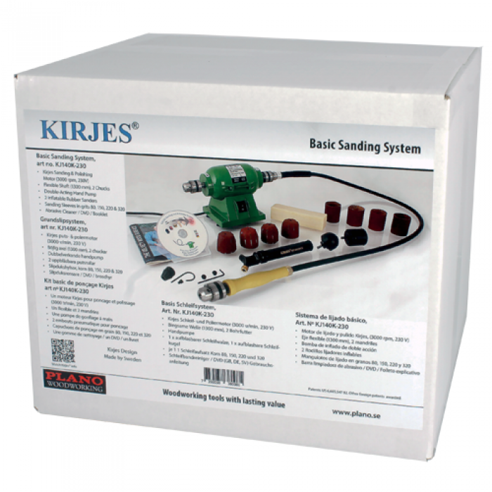 Versatile Kirjes Inflatable Sanding System for Wood Carving and DIY Projects